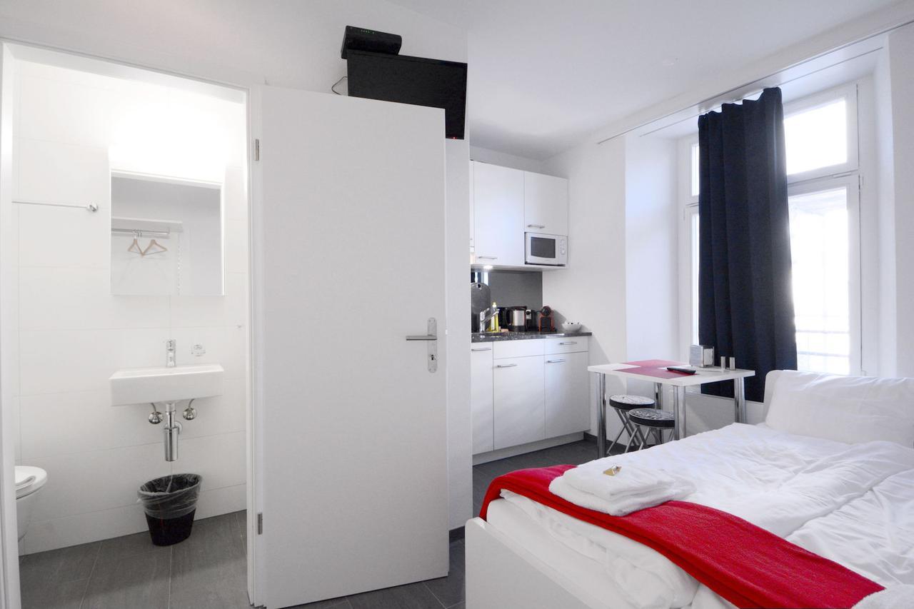 לוצרן Hitrental Station Apartments מראה חיצוני תמונה